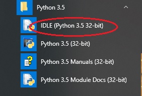 Windows-python-idle